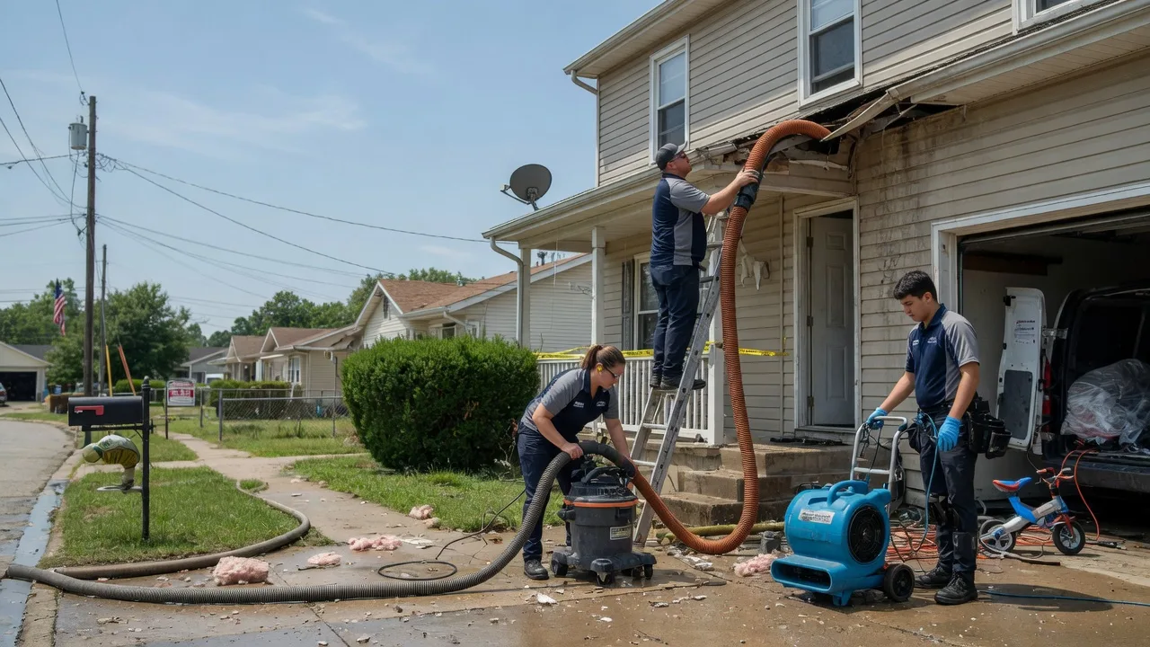Water Damage Restoration in Harristown, IL near me